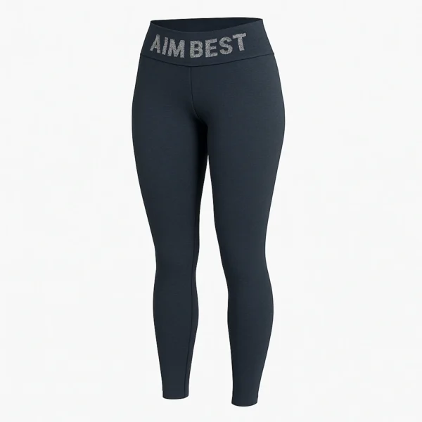 Rhinestone Waistband Leggings
