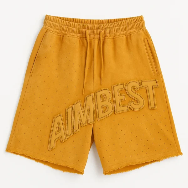 Vintage-style faded shorts